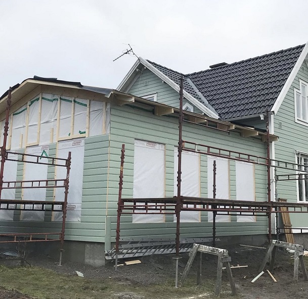 Renovering bygga hus Norrort