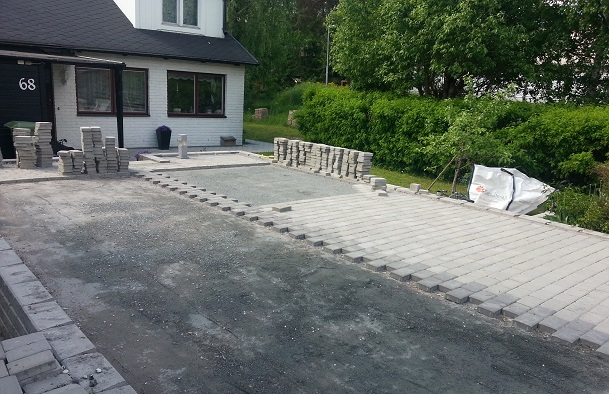 Markarbete husgrund Nynäshamn