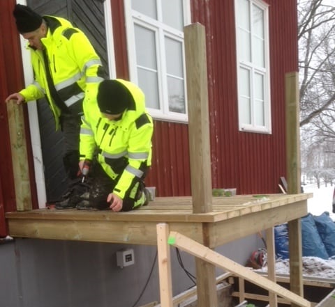Byggföretag altan Bromma